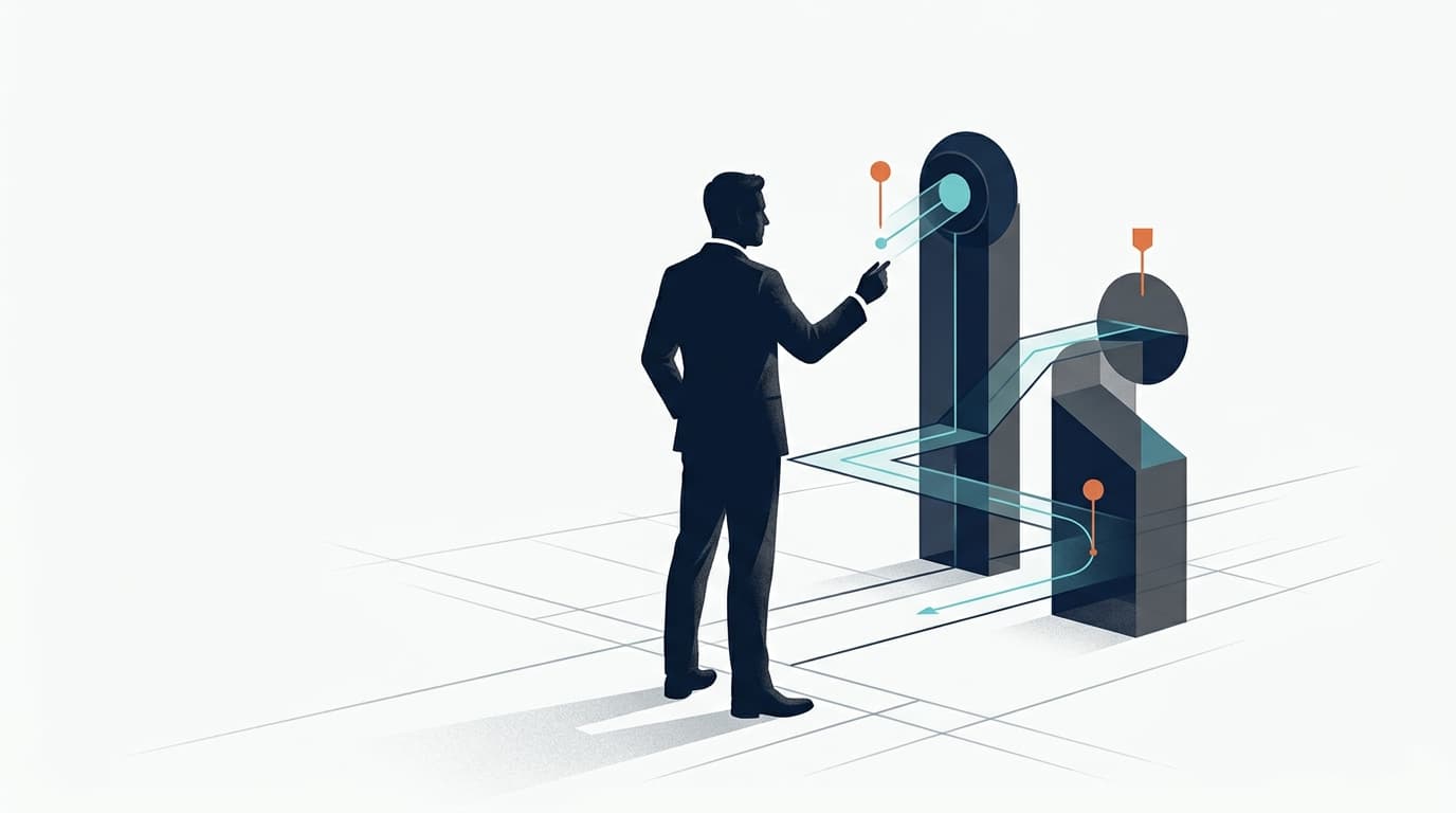 A composed professional facing clean outcome targets and measured signal lanes.