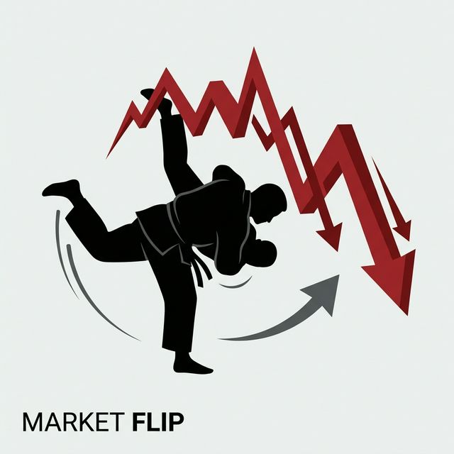 Using leverage against a crashing market graph