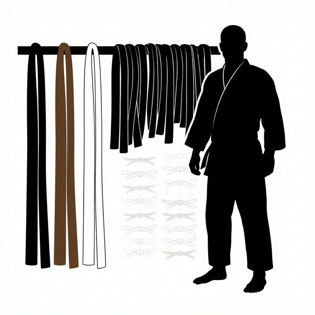 Judo silhouette representing strategy divide remote work