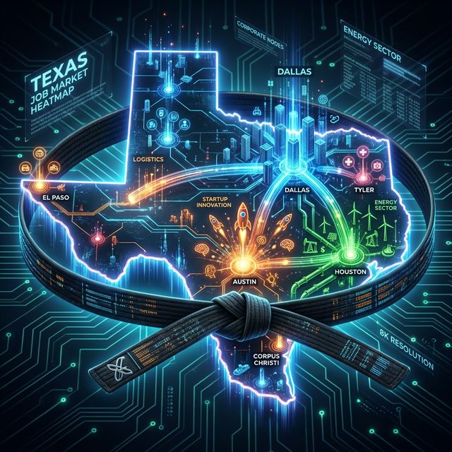 Texas Job Market Heatmap